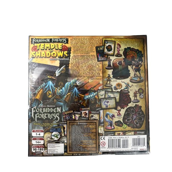 Forbidden Fortress Temple of Shadows Deluxe Expansion Sealed Box SOB New - Picture 2 of 4